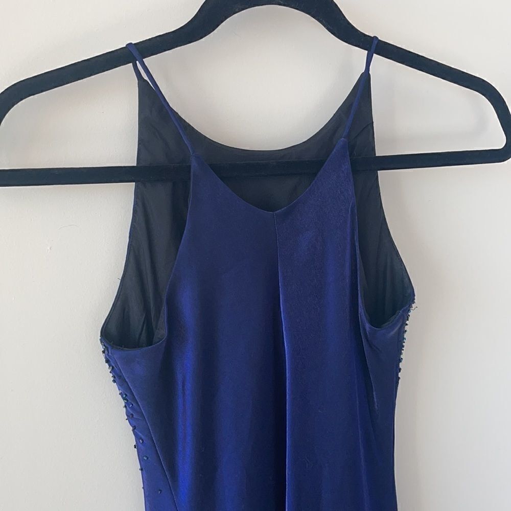 Cachet Royal Blue Rhinestone Evening Gown | Size 4 | NEW Never Worn | WA-1580 - Picture 7 of 14